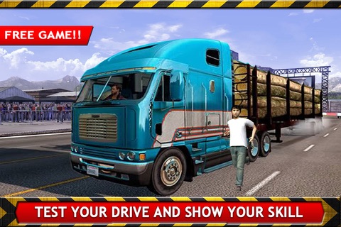 Transport Truck Driver Simulator 3D screenshot 2