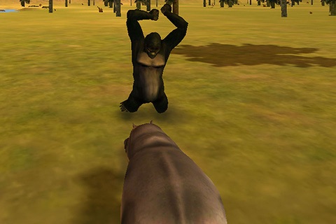 Wild Stray Hungry Gorilla Sim-ulator : Angry Monkey Attack screenshot 4
