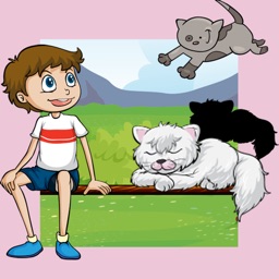 A Kid-s Game-s: Baby Cat-s, Kitty App For Small Child-ren Colour-ing Book-s & Puzzle with Animals