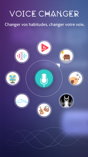 ‎Voice Changer App - Enregistreur et Effets Sonores Capture d'écran