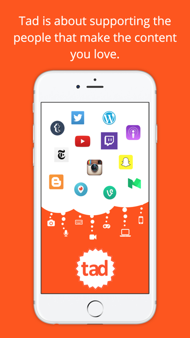 How to cancel & delete Tad - Ads for creators we love. from iphone & ipad 1