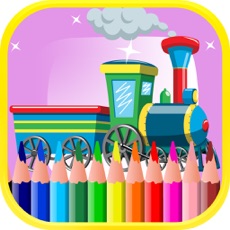 Activities of Train Coloring Book For Kids - Vehicle Coloring Book for Children