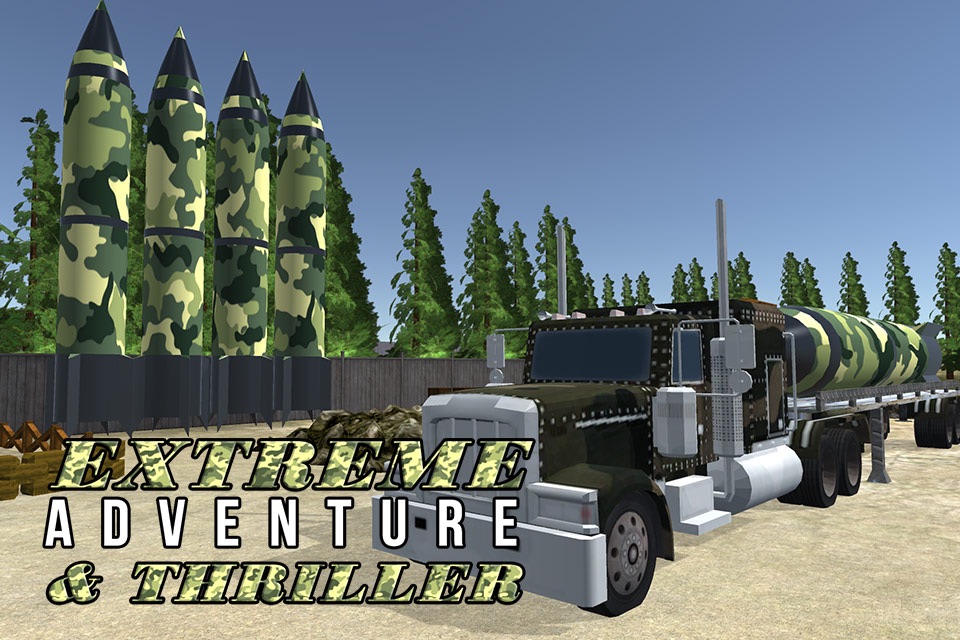 3D Army Cargo Truck Simulator – Ultimate lorry driving & parking simulation game screenshot 3