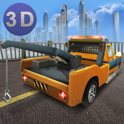 Tow Truck Driving Simulator 3D Full - Try tow truck driving in our transport simulator!