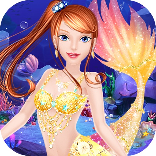 mermaid dress up - mermaid games iOS App