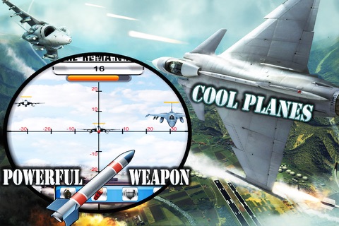2016 Aerial Jet Shooting War - Air Attack Fighter screenshot 2