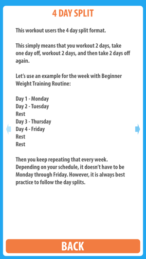 4 Day Workout Routine