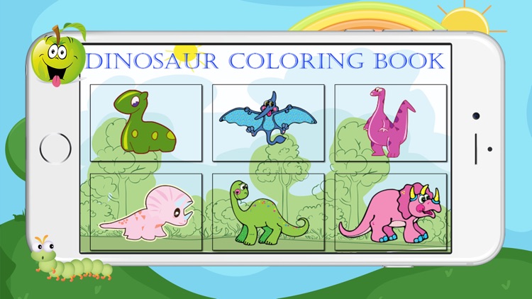 Dino Dinosaur Coloring Book - Cute Drawings Pages And Painting Games for Kids