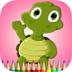 The Turtle Coloring Book for children Learn to color and draw sea turtle and more