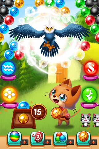Rescue Witch Kitty Cat Pop - World Bubble Shooter Puzzle screenshot 2