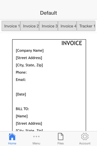 Cash Invoice screenshot 2