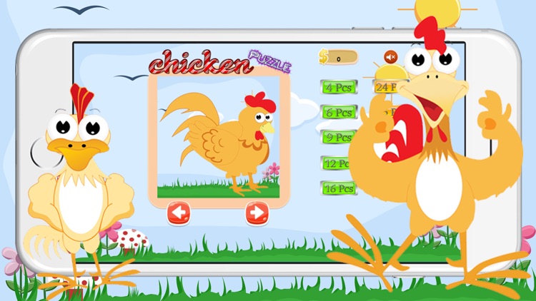 Fancy Chickens Jigsaw Puzzles Game Online Kids