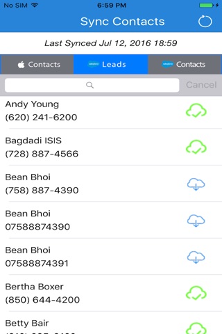 Salesforce Contacts Sync screenshot 2