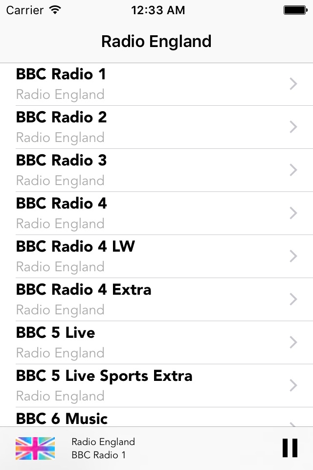 Radio UK online: England English Internet Radios Stations LIVE screenshot 2