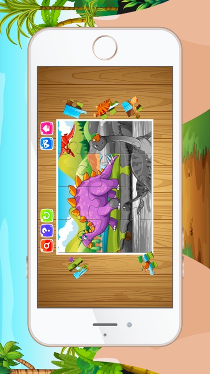 Dinosaur Games for kids Free - Jigsaw Puzzles for Preschool and Toddlers