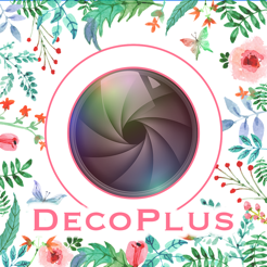 Decoplus 可愛いスタンプがいっぱい 無料のカメラ加工アプリ On The App Store