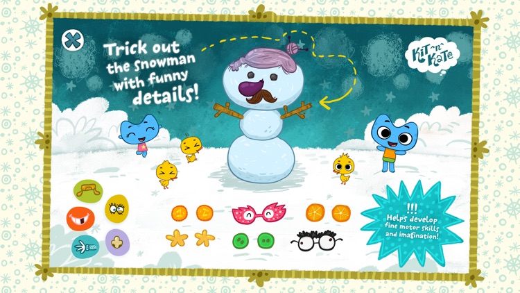 Kit^n^Kate Let's Build a Snowman screenshot-3