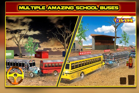 School Bus Driving: A Crazy Driver's Racing Demolition screenshot 4