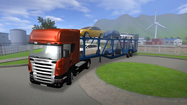 Car Transporter Truck Parking