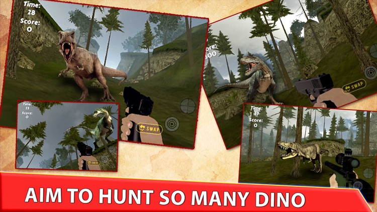 Real Dinosaur Hunter Park 2016 - Jurassic Era Carnivores Hunting season screenshot-3