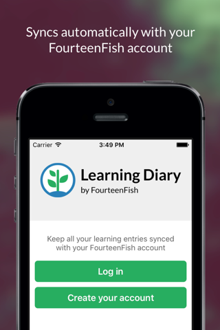 Learning Diary screenshot 2