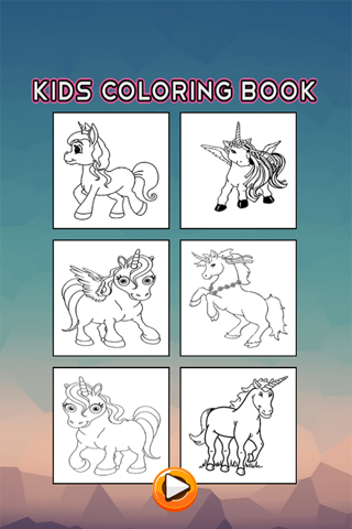 Pony Horse Coloring Book - Alphabets Drawing Pages and Painting Educational Learning skill Games For Kid & Toddler screenshot 2