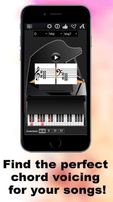 Piano Chords Compass - learn the chord notes & play them Screenshot 5