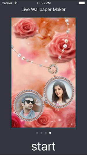 Live Wallpapers - Live Love Locket Wallp