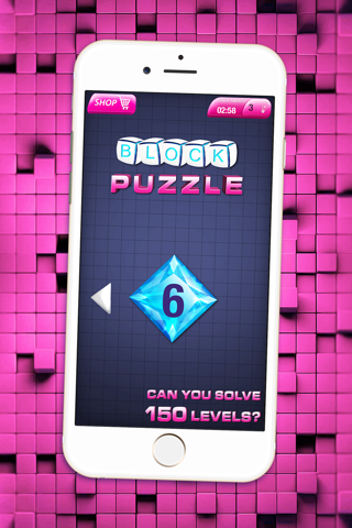 Diamond Block Puzzle – Best Game For Kids To Move Colorful Jewel Square.s screenshot 2