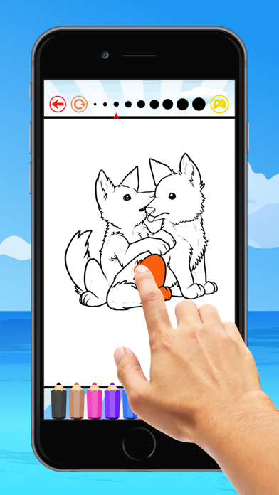 El Lobo Para Colorear Libro Aprende A Color Y Dibujar Un Lobo La Hiena Y Mas Juegos Gratis Para Los Ninos Descargar Apk Para Android Gratuit Ultima Version 2021