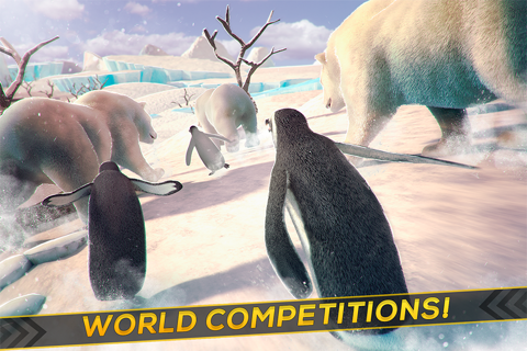 Funny Penguin Racing Challenge | Free Game For Kids screenshot 2