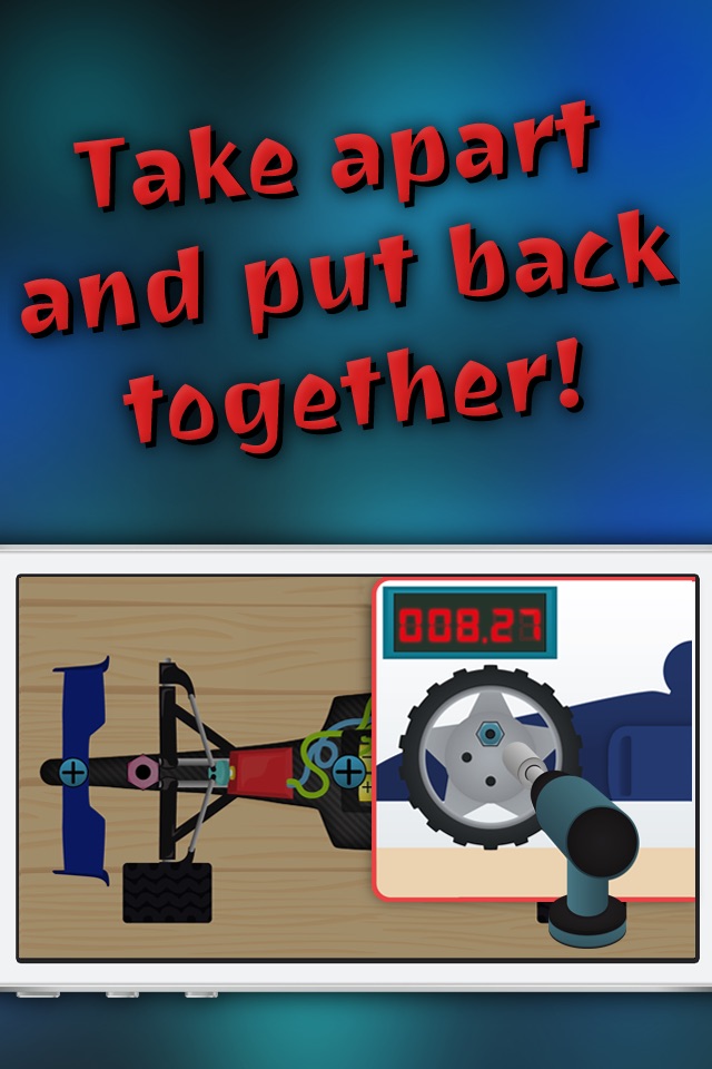 Kids RC Toy car mechanics Game for curious boys and girls to look, interact, listen and learn screenshot 2