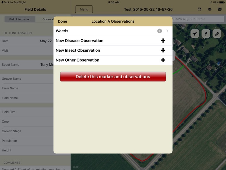 ScoutDoc - Farm Field Scouting
