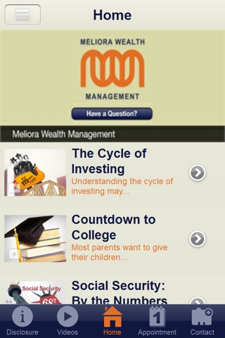 Meliora Wealth screenshot 2