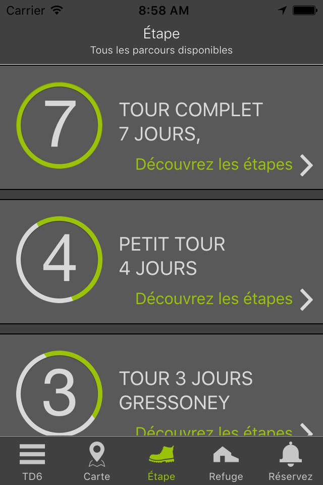 Tour des six screenshot 3