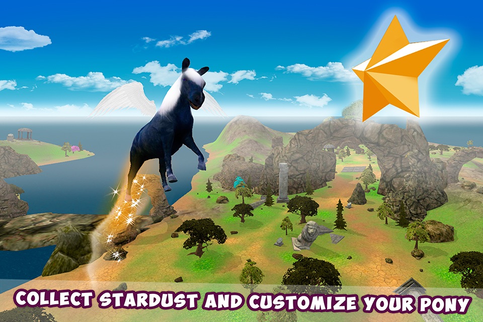 Flying Pony Simulator 3D screenshot 3