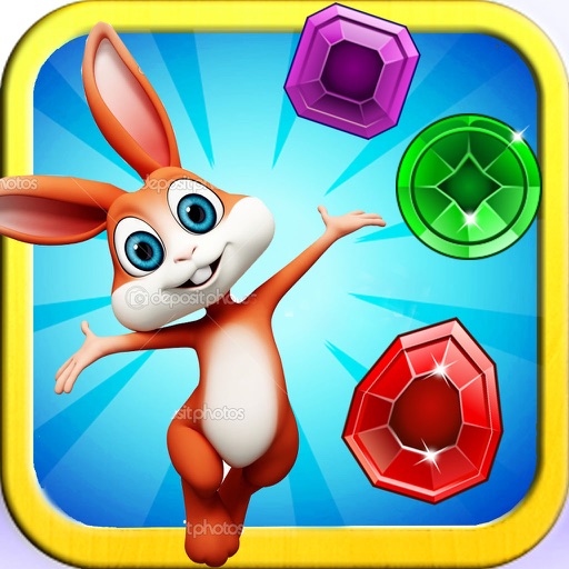 Pop Rabbit Jelly - Match Jewels Dash by ZHIFENG GAO