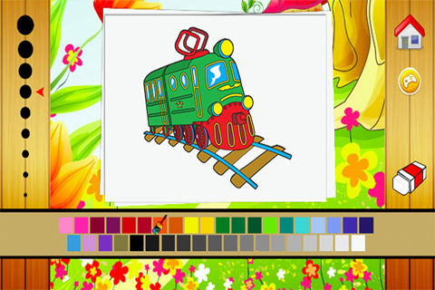 Vehicle Coloring Book - All in 1 car Drawing and Painting Colorful for kids games free screenshot 2