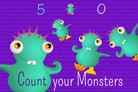 Baby Monster 123 - My First Numbers Math Playground - Fun & Easy Counting Game screenshot 2
