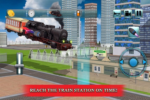 Flying Train 3D Locomotive Fury screenshot 4