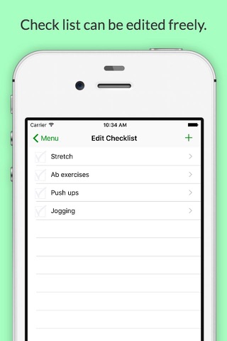 Reusable Checklist screenshot 3