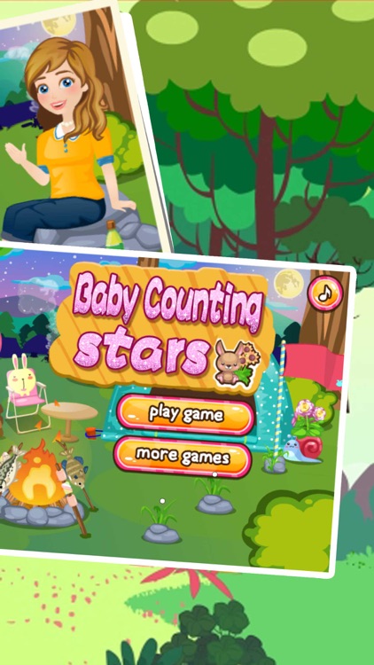 Baby Counting Stars:girls educational makeup games