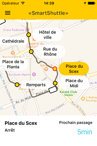 SmartShuttle de CarPostal screenshot 2