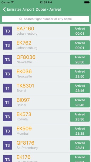 Emirates Airport - Flight Information(圖3)-速報App