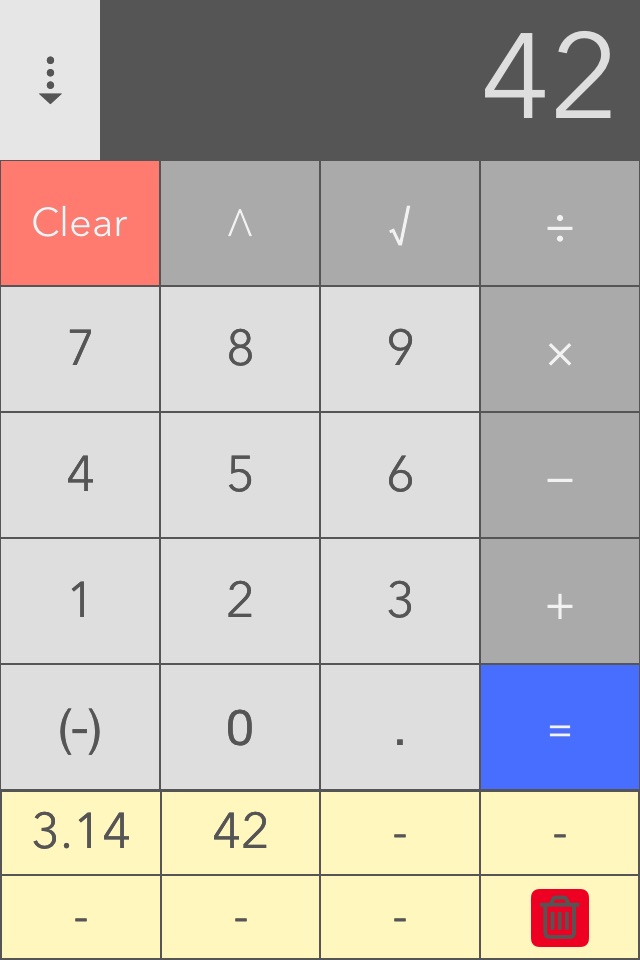 Calculater screenshot 2