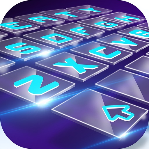 Glass Keyboard Themes for iPhone – Create Custom Qwerty Keyboards with Cool Designs And Fonts icon