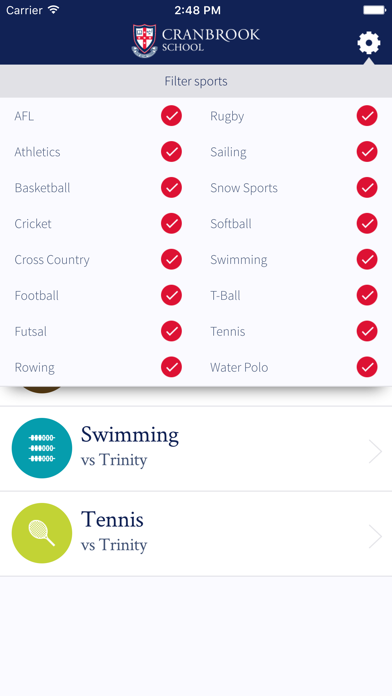 How to cancel & delete Cranbrook Sports Companion from iphone & ipad 2