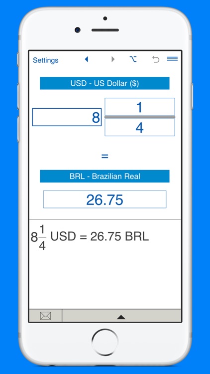 US Dollar to Brazilian Real and Brazilian Real to Dollar US price and currency converter screenshot-3