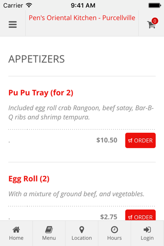 Pen's Oriental Kitchen - Purcellville Online Ordering screenshot 2