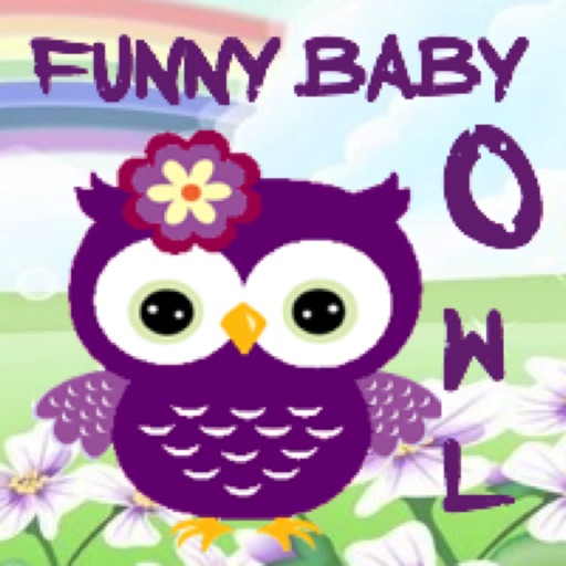 Funny Baby Owl Icon